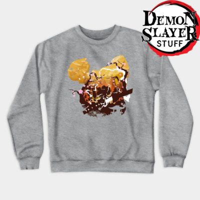 Zenitsu Demon Slayer Sweatshirt Gray / S