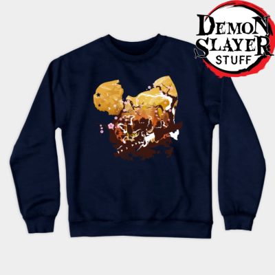 Zenitsu Demon Slayer Sweatshirt Navy Blue / S