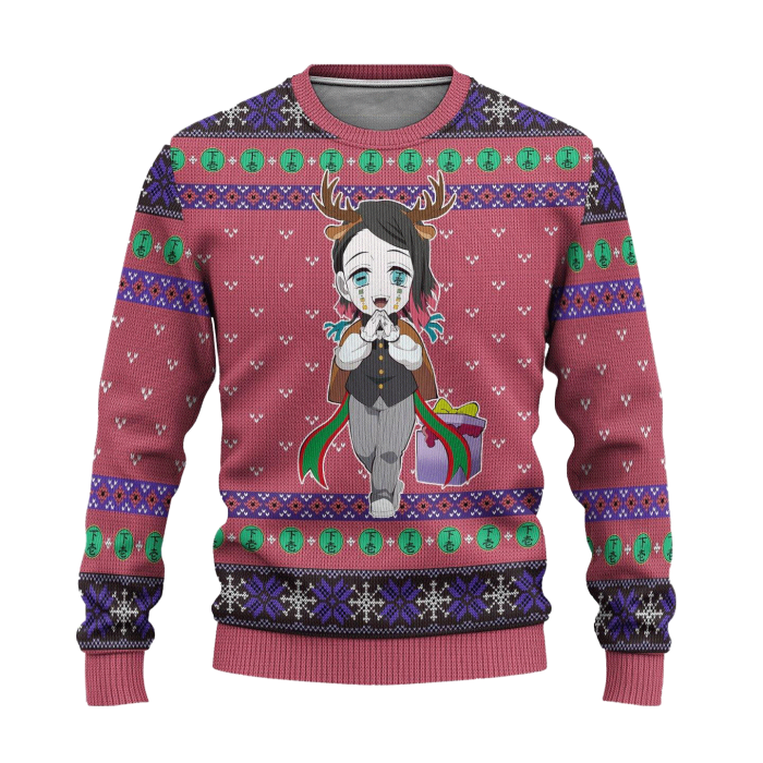 enmu demon slayer anime ugly christmas sweater xmas gift 719967 - Demon Slayer Merch | Demon Slayer Stuff