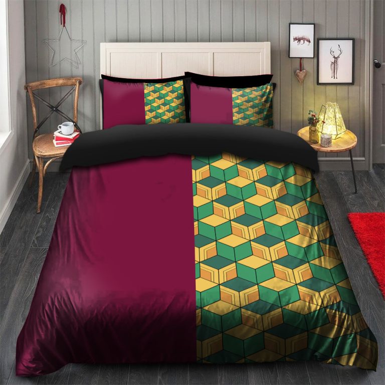 Giyu Tomioka Demon Slayer Bedding Set - Demon Slayer Stuff