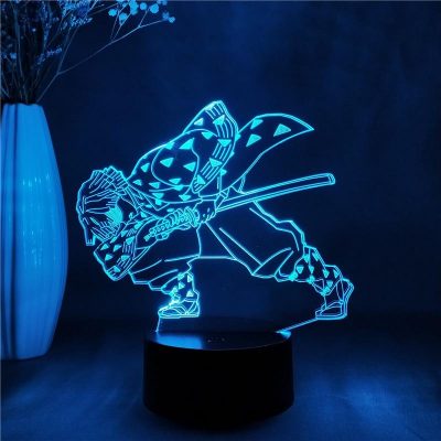 Zenitsu Agatsuma Acrylic Led 3D Night Light