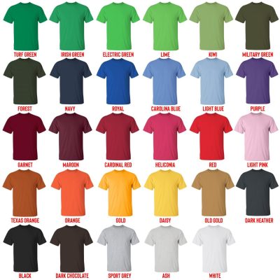 t shirt color chart - Demon Slayer Merch | Demon Slayer Stuff