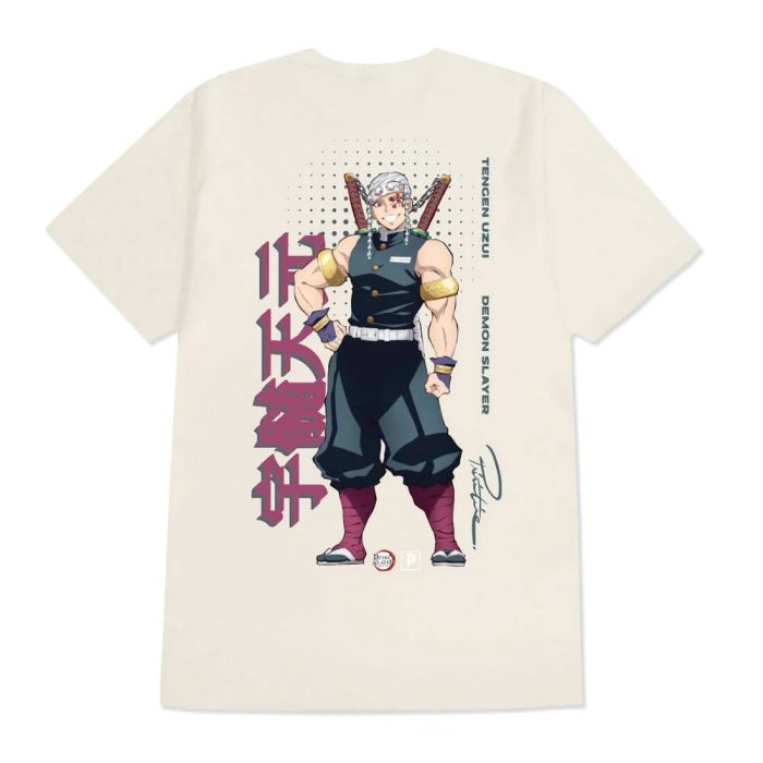 x demon slayer tengen skate t shirt cream p64522 145487 image - Demon Slayer Merch | Demon Slayer Stuff