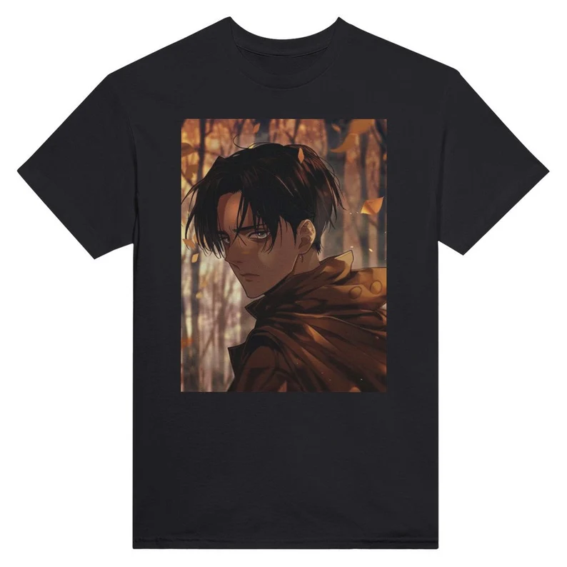Levi Ackerman Attack on Titan T shirt - Demon Slayer Merch | Demon Slayer Stuff
